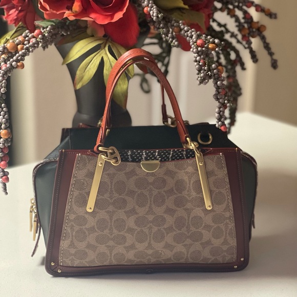 Coach Color Block Satchel - Picture 2 of 3